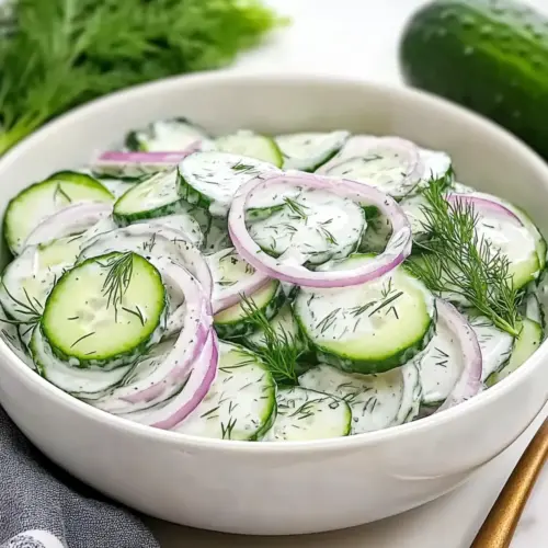 Creamy Cucumber Salad