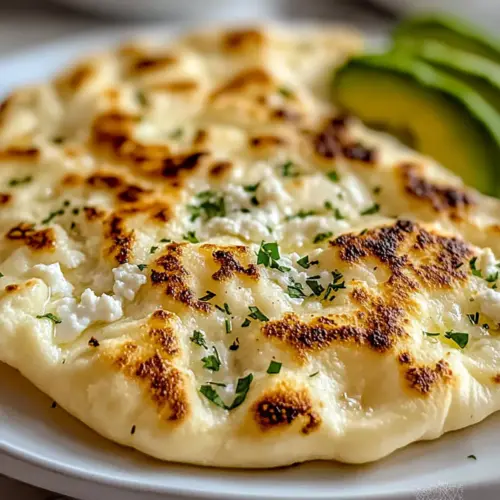 2-Ingredient Cottage Cheese Flatbread