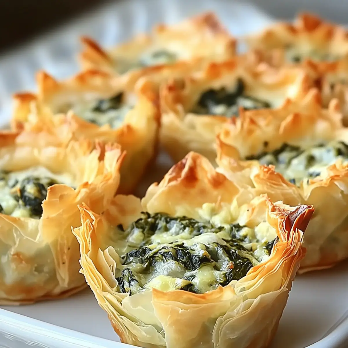 Spinach and Artichoke Dip Cups