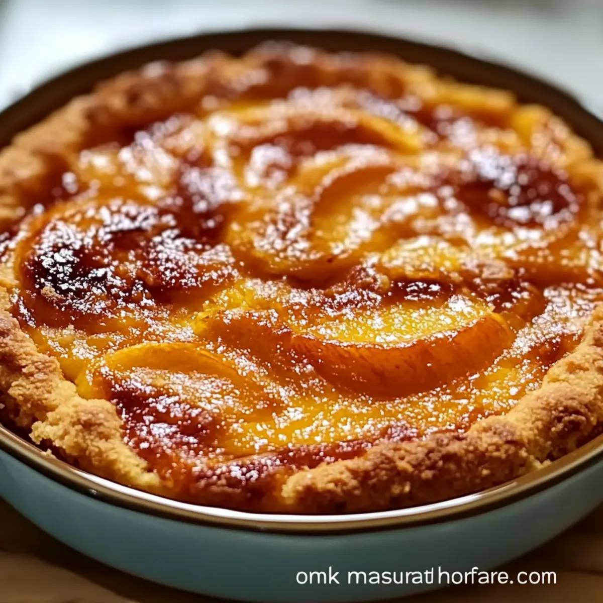 Peach Cobbler: Golden and Jammy