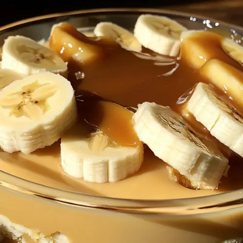 Banana Caramel Cream Dessert