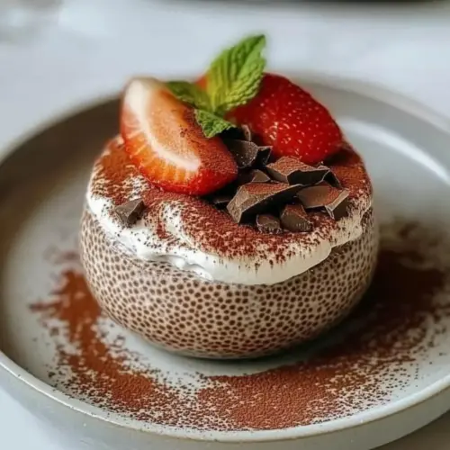 Tiramisu-Inspired Chia Pudding