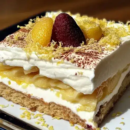 Refreshing Lemon Tiramisu
