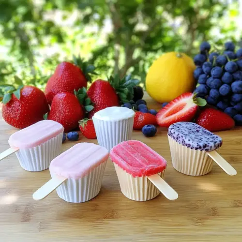 Fruity Yogurt Pops