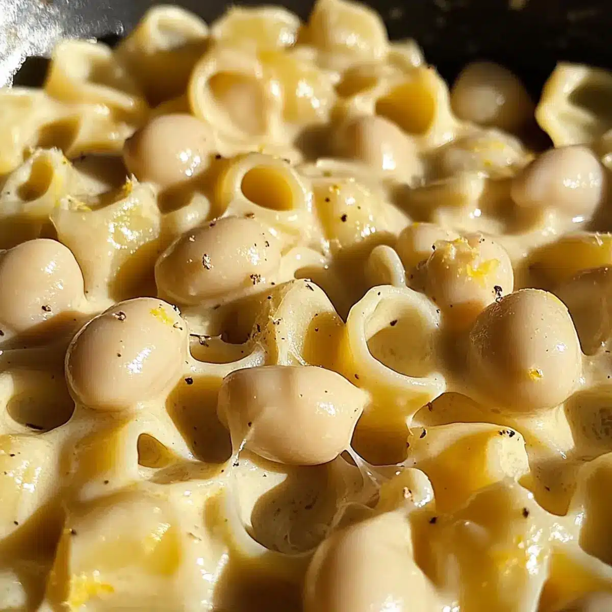 Healthy Lemon & White Bean Pasta