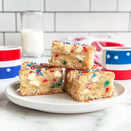 4th of July Gooey Butter Bars