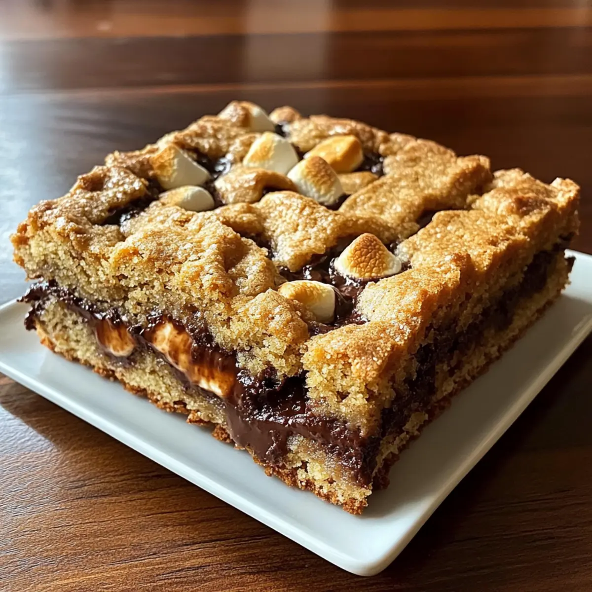 S’mores Cookie Cake