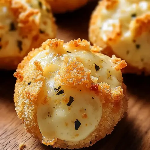 Crispy Mini Cheeseball Bites