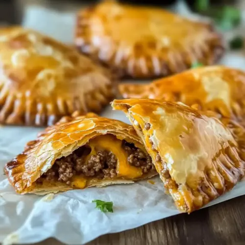 Cheesy Ground Beef Empanadas