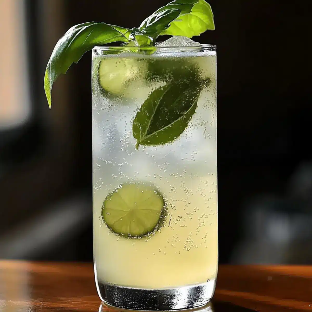 Lemongrass & Basil Lime Sparkling Soda