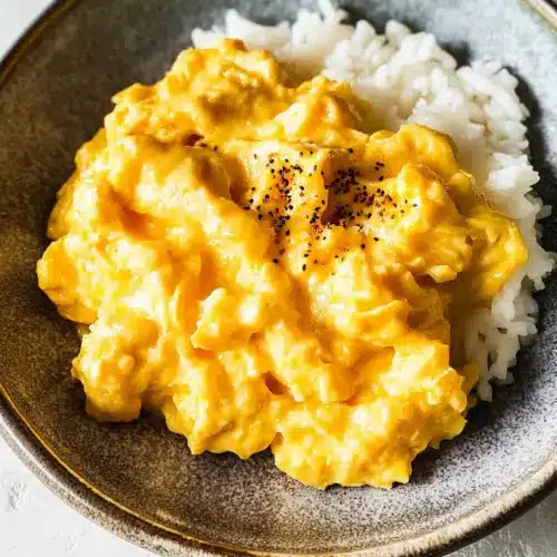 Miso scrambled eggs