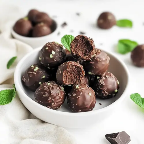 Chocolate Mint Energy Bites