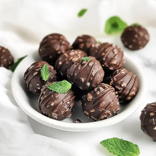 Chocolate Mint Energy Bites