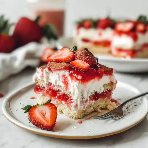 Strawberry Tiramisu