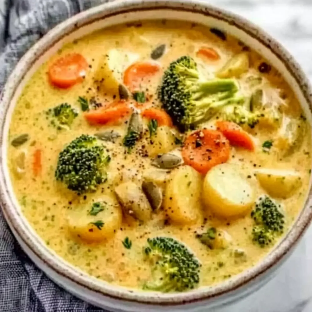 Creamy Vegetable Soup Recipe