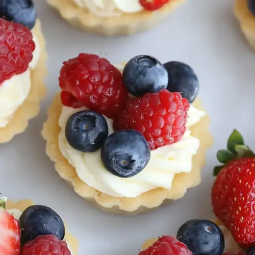 Sugar Cookie Fruit Tarts