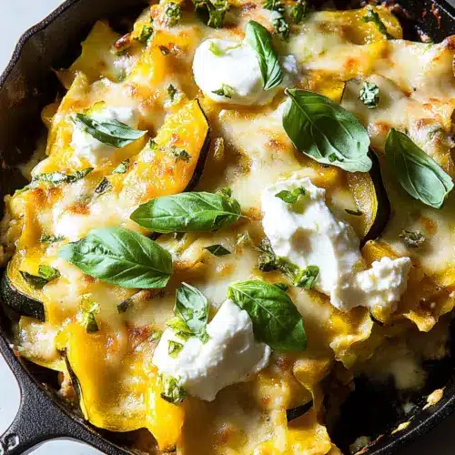 Skillet Summer Squash Lasagna