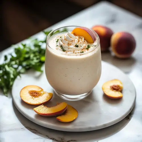 Peach Milkshake