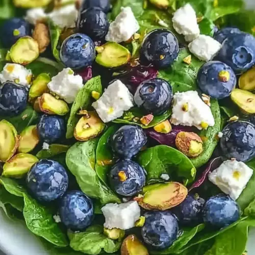 Blueberry Pistachio Spring Salad