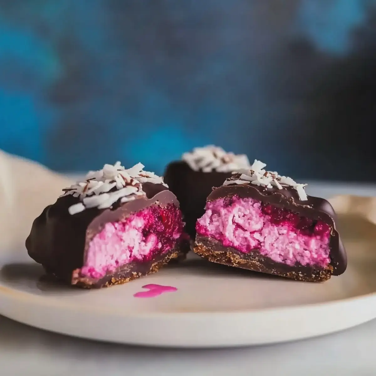 Raspberry Ruffle Bars