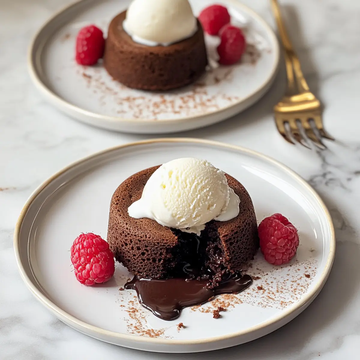 Air Fryer Lava Cakes