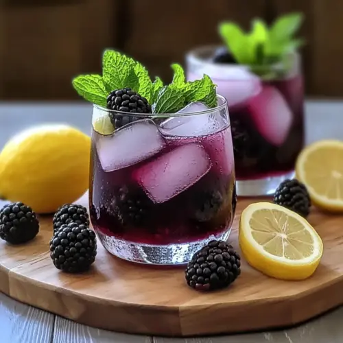 Blackberry Lemon Mocktail