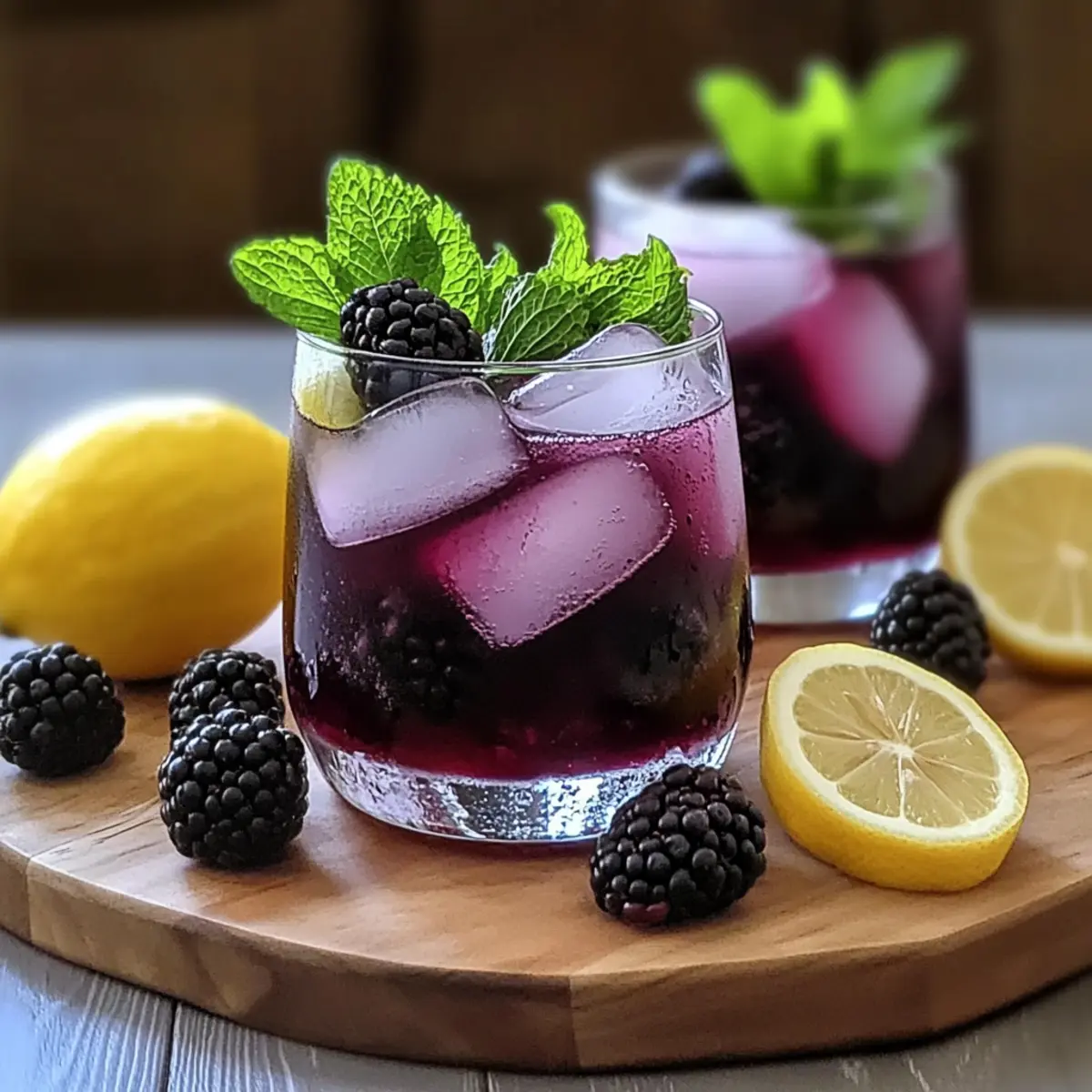 Blackberry Lemon Mocktail