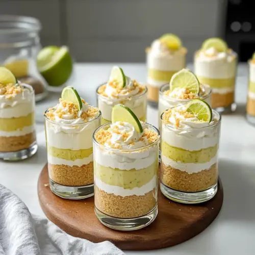 Key Lime Pie Dessert Shooters