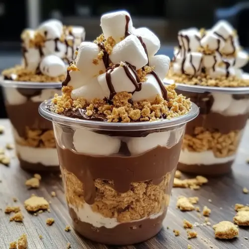 Smores Pudding Cups