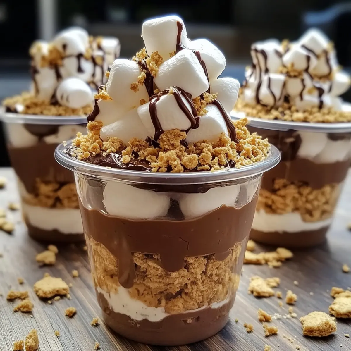 Smores Pudding Cups