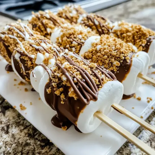 S’mores Marshmallow Pops