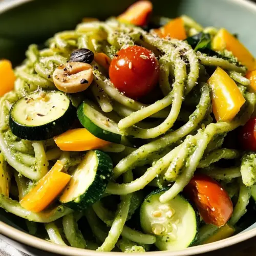 Pesto Pasta with Summer Vegetables