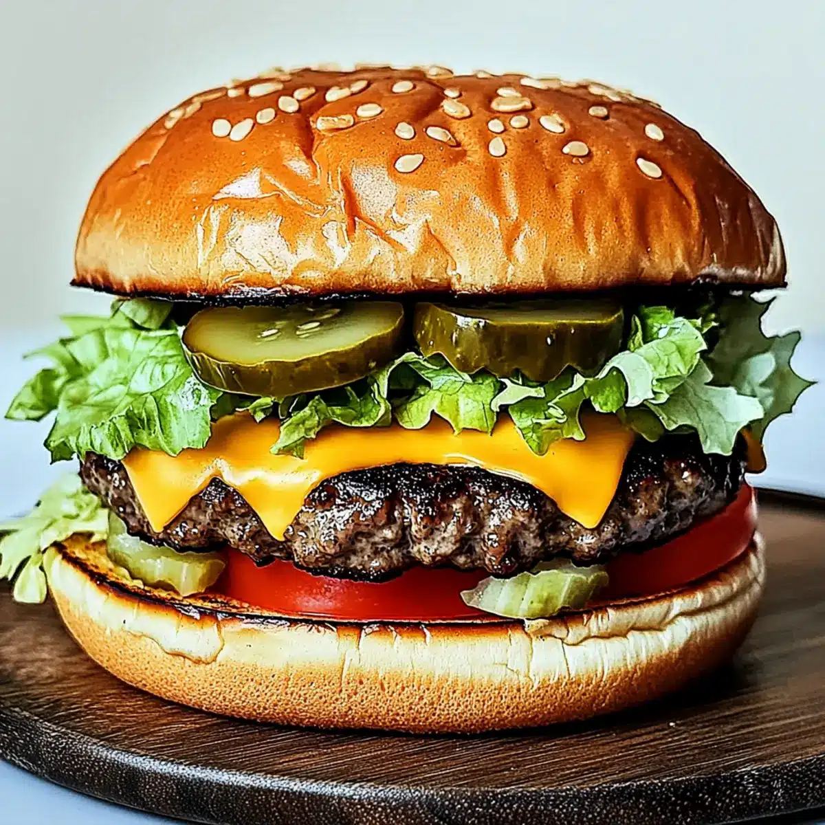 Juicy Backyard Smash Burger