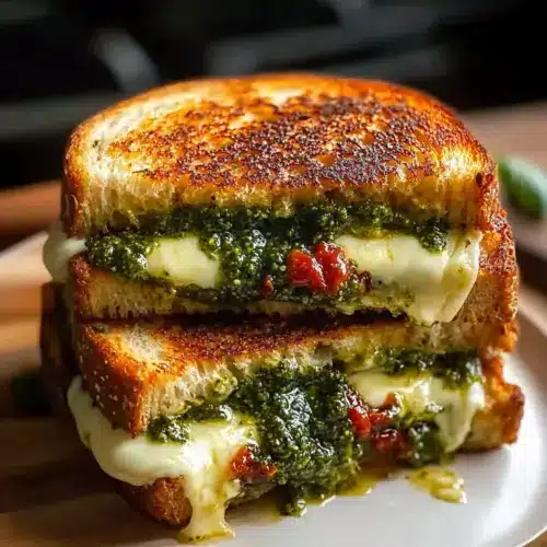 Creamy Pesto Cheese Tomato