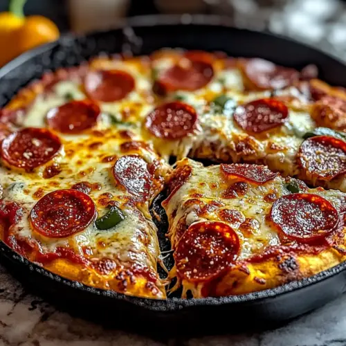 Crispy Cast Iron Skillet Pizza