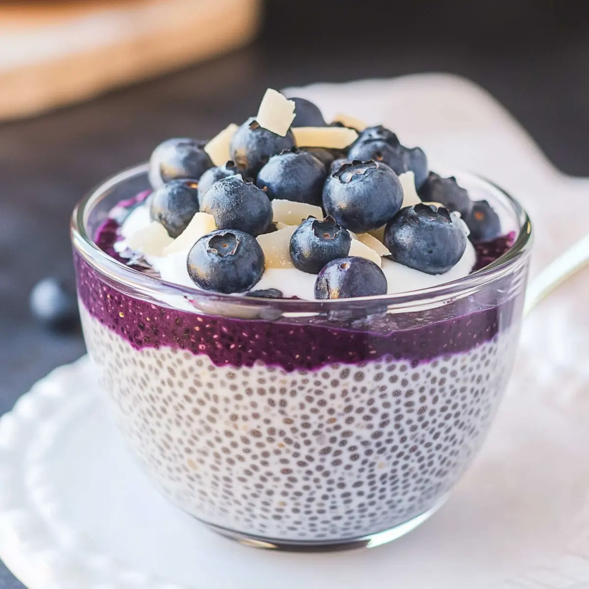 Blueberry Coconut Chia Pudding