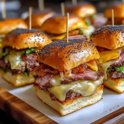 Roast Beef Sliders Hawaiian Rolls