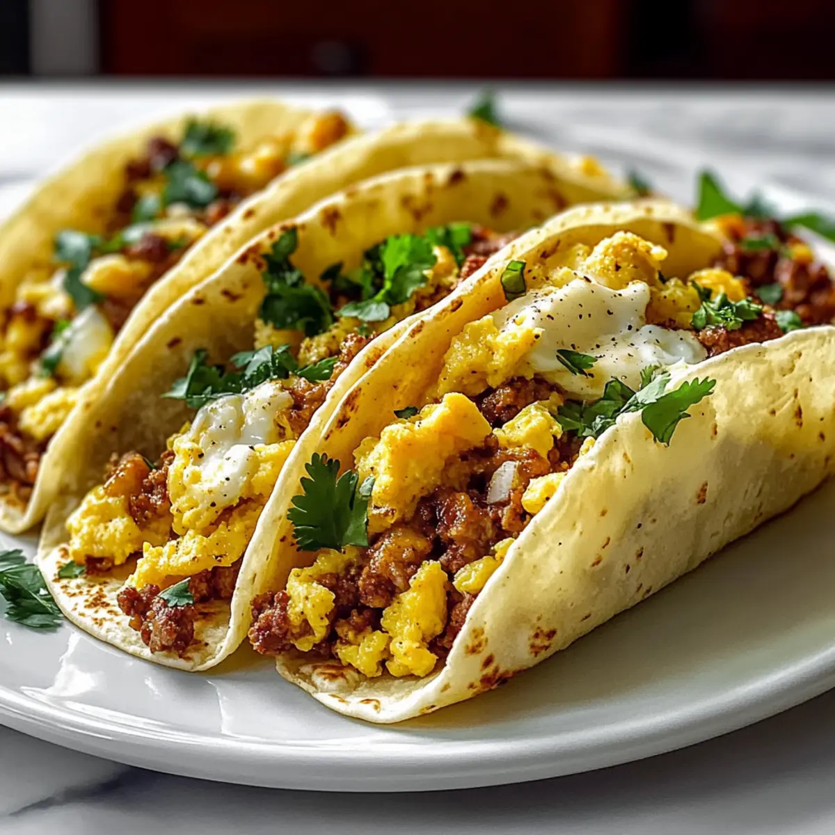 Delicious Baked Breakfast Tacos