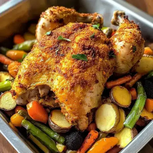 Oven-Baked Turmeric Chicken with Vegetables