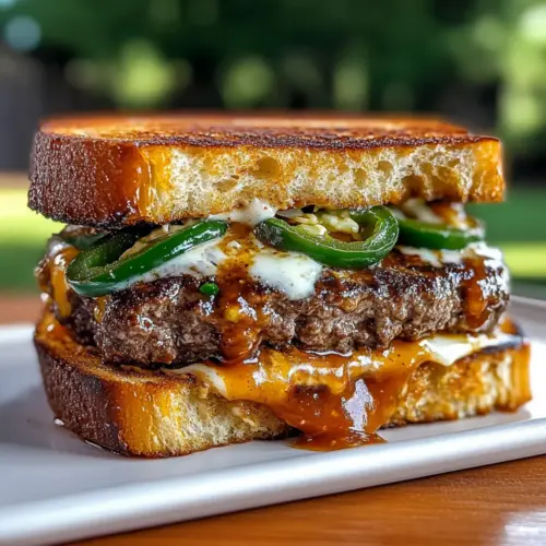 Jalapeño Popper Patty Melt