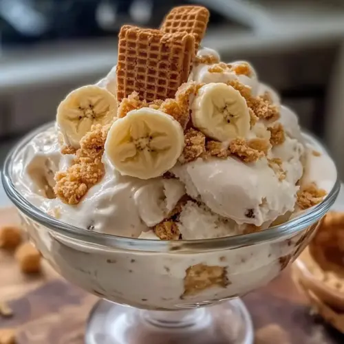 Creamy Banana Pudding Ice Cream