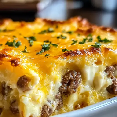 Breakfast Sausage and Cheese Casserole