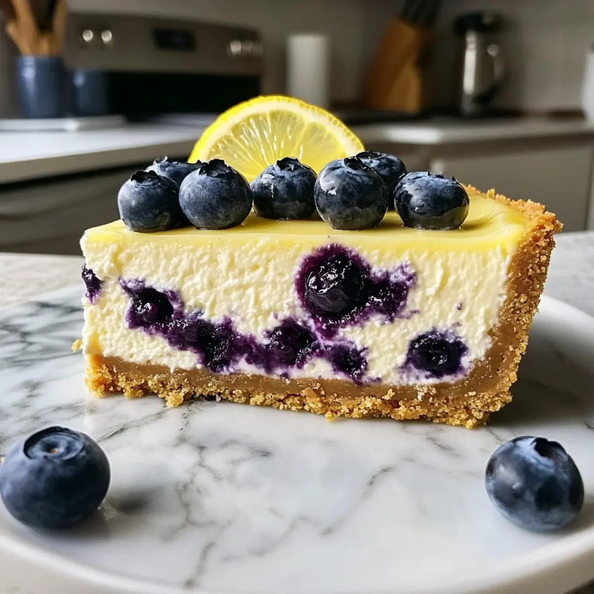 Lemon Blueberry Cheesecake Bliss