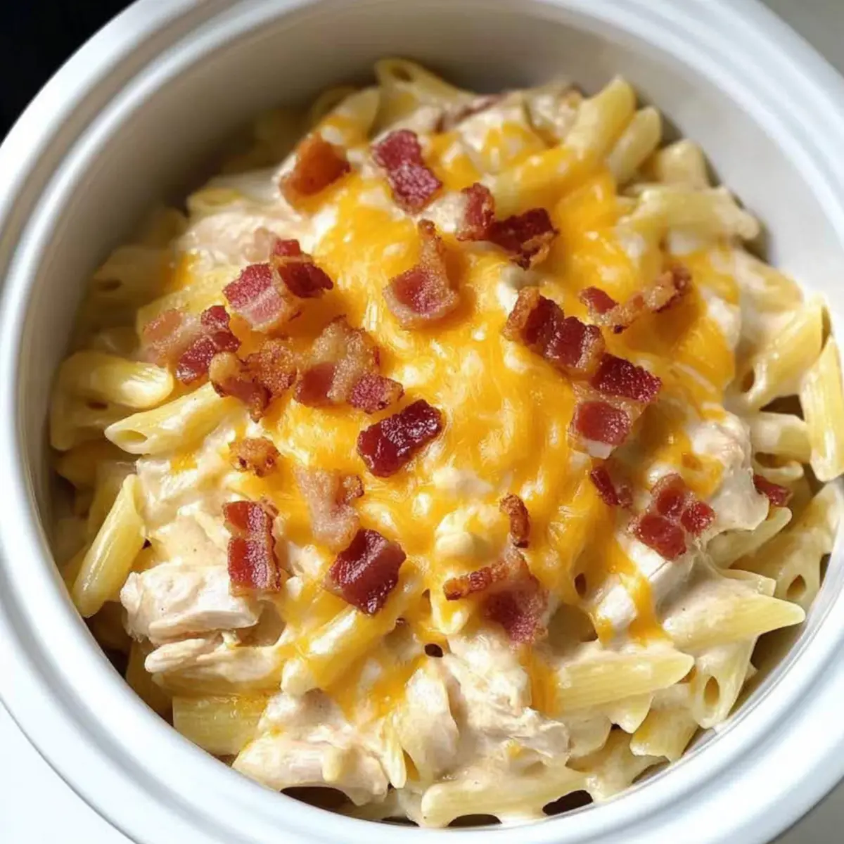 Chicken Bacon Ranch Pasta