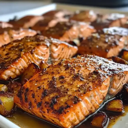 Oven Roast BBQ Salmon