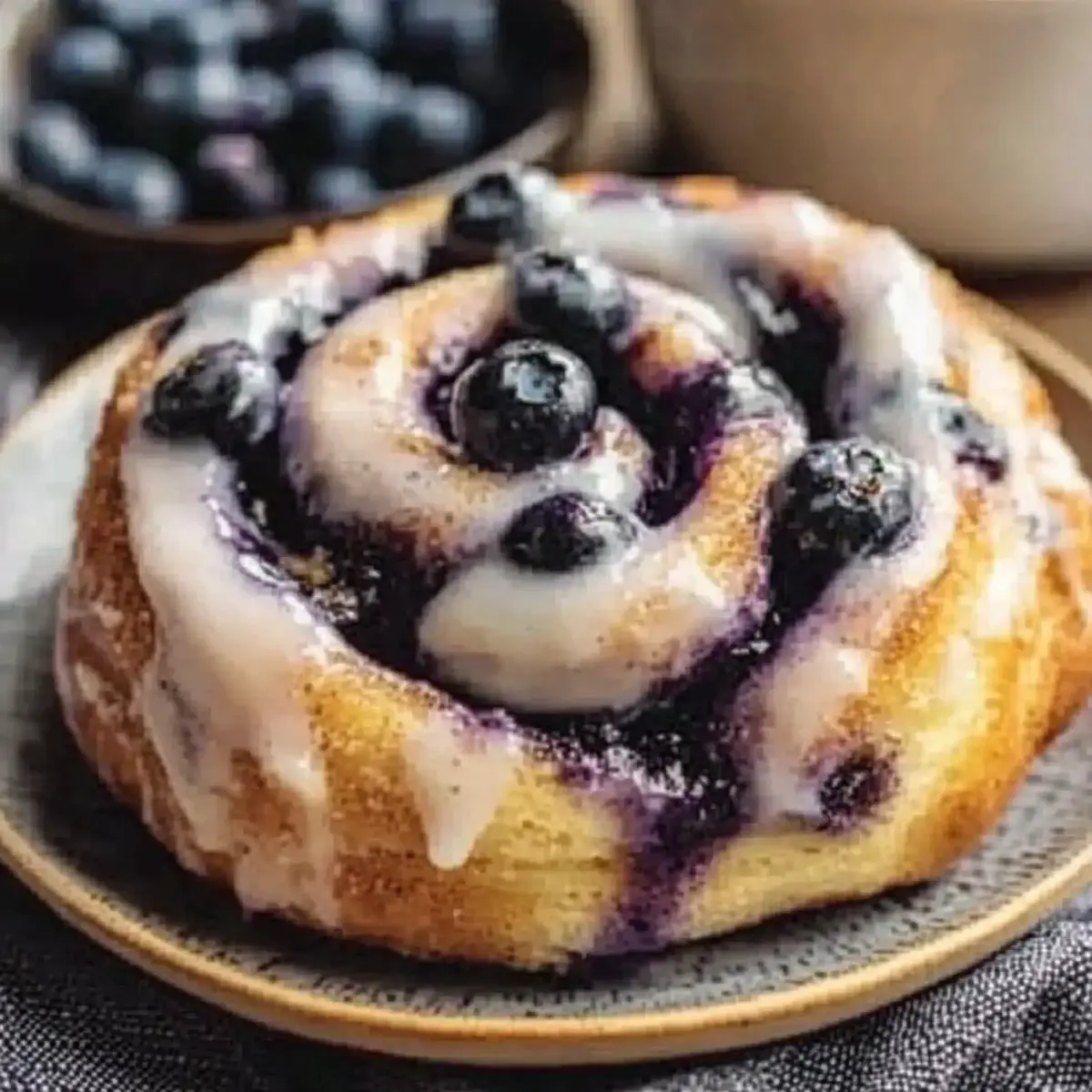 Blueberry Cinnamon Rolls