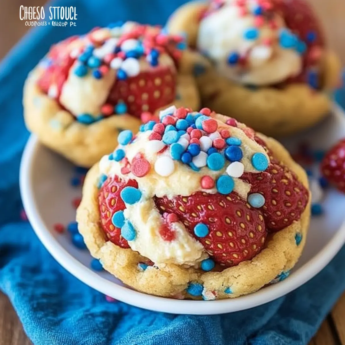 Fireworks Pudding Cookies