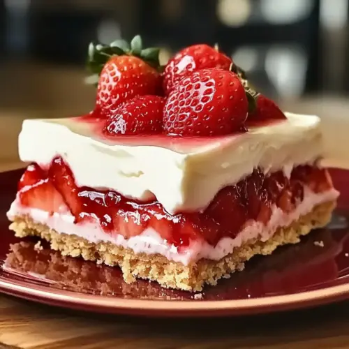 Strawberry Eclair Cake