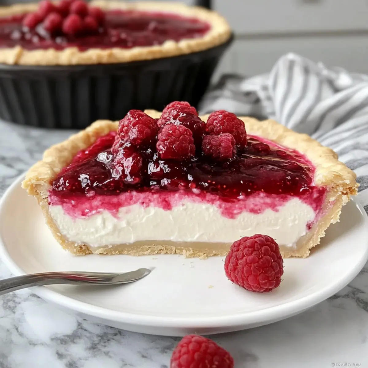 Raspberry Cream Pie