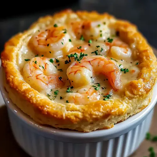 Shrimp & Lobster Cheddar Bay Biscuit Pot Pie